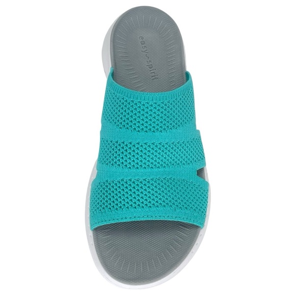 Easy Spirit Deion2 Turquoise Womens Slide Sandals Size 11M - Picture 7 of 9